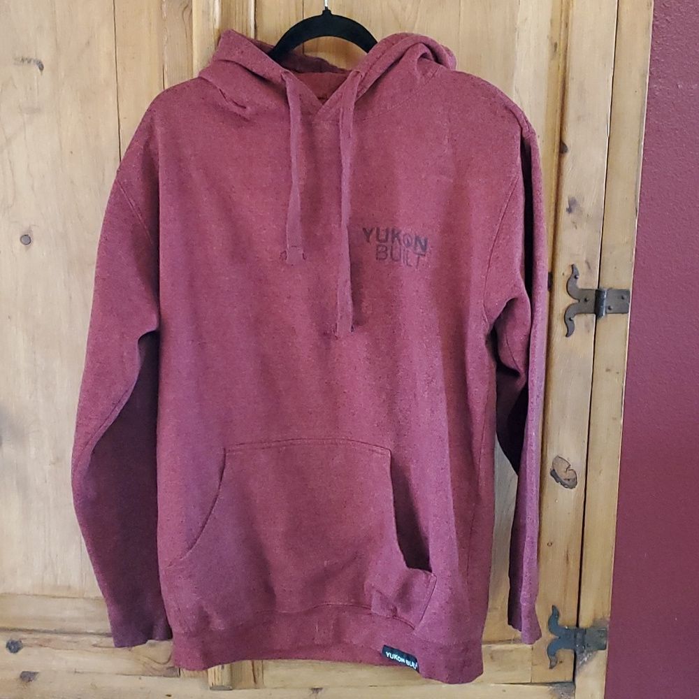 Yukon Built Sweat Hoodie - Logo on Back - See Measurements